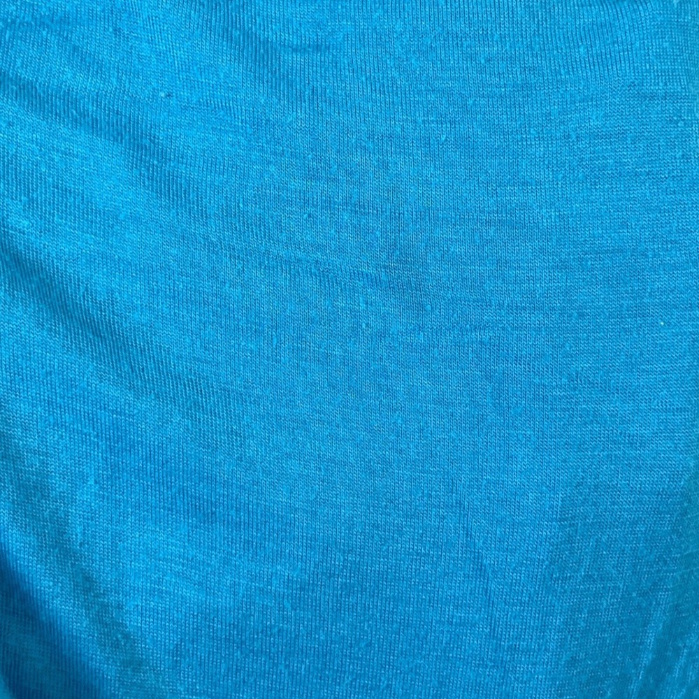 Body Central Y2K Blue White Black Floral Racer Back Tank Tops Small Grunge Punk - Picture 6 of 8